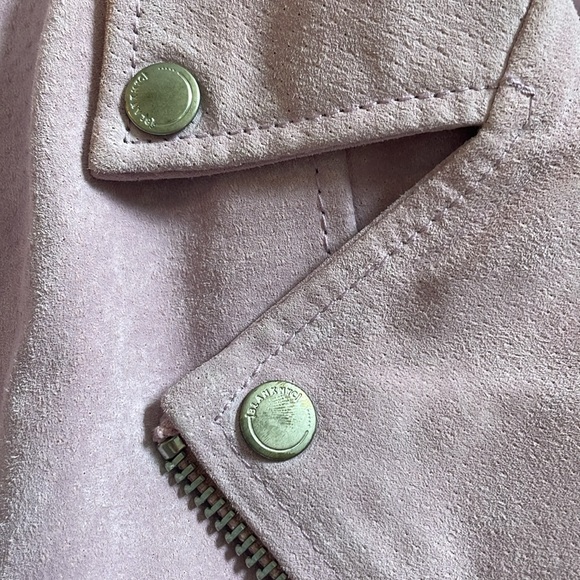 BlankNYC plus size blush pink suede jacket - 1X - Originally $198 - like new - Picture 3 of 6